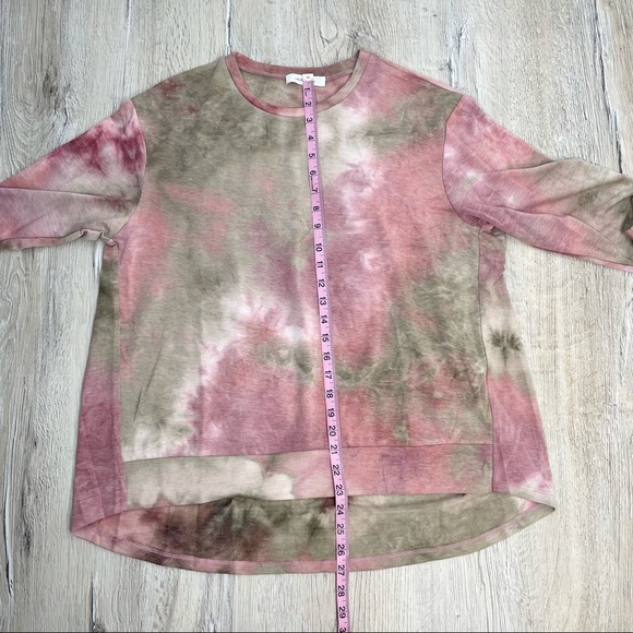 White Willow Tie-Dye Sweater Sz Large - Picture 3 of 12